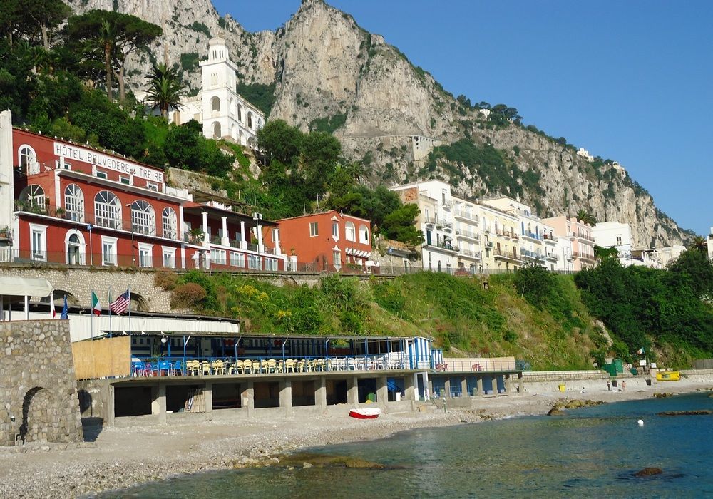 Hotel Belvedere E Tre Re Capri Bagian luar foto